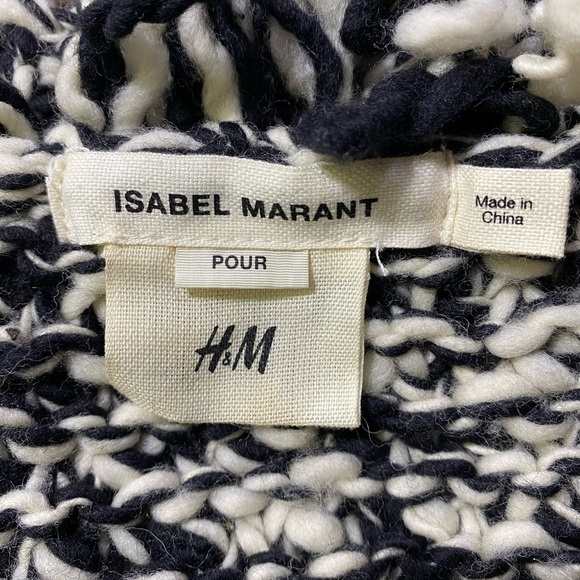 Isabel Marant for H&M Hand Knit Zip Front Loop Knit Wool Cardigan - Picture 4 of 8
